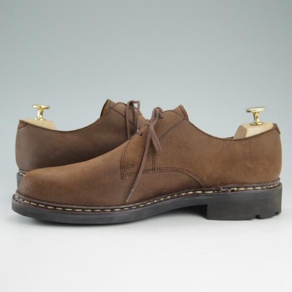 未使用★パラブーツ SIZE 8【貴重★ワックススエード仕様】プレーントゥ/TEXソール/スエード/Paraboot★c780