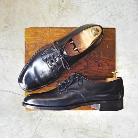 極上★チャーチ製 UK7程度【貴重★ブルックスブラザーズ別注/BROOKS ENGLISH/旧チャーチ】40C/921/M90/カーフ/Church's★c784