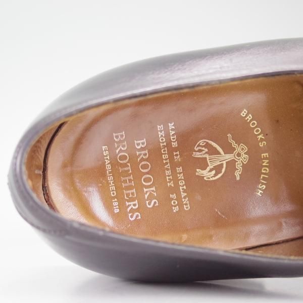 極上★チャーチ製 UK7程度【貴重★ブルックスブラザーズ別注/BROOKS ENGLISH/旧チャーチ】40C/921/M90/カーフ/Church's★c784