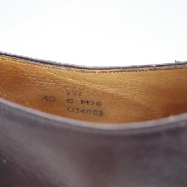 極上★チャーチ製 UK7程度【貴重★ブルックスブラザーズ別注/BROOKS ENGLISH/旧チャーチ】40C/921/M90/カーフ/Church's★c784