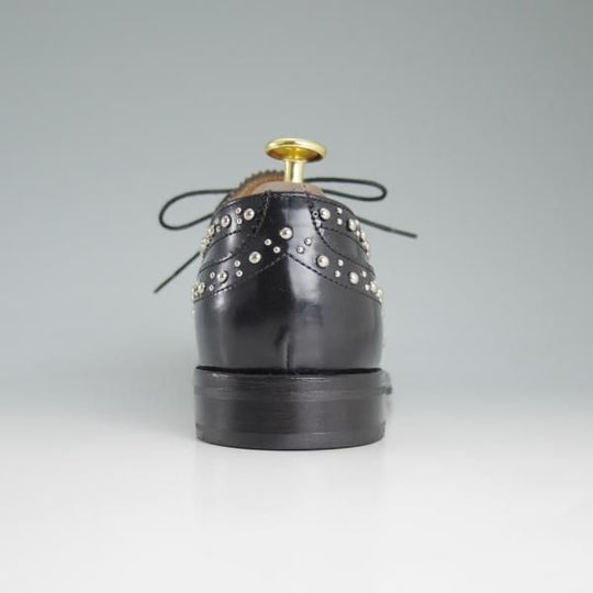 美品★チャーチ(レディース) SIZE 38【★バーウッド/BURWOOD MET/スタッズ】ポリッシュドバインダーカーフ/フルブローグ/Church's★c785