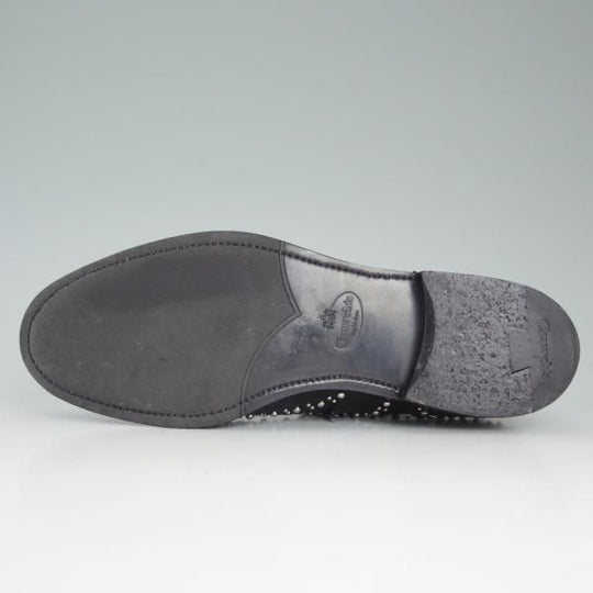 美品★チャーチ(レディース) SIZE 38【★バーウッド/BURWOOD MET/スタッズ】ポリッシュドバインダーカーフ/フルブローグ/Church's★c785