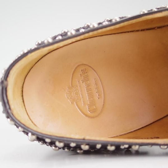 美品★チャーチ(レディース) SIZE 38【★バーウッド/BURWOOD MET/スタッズ】ポリッシュドバインダーカーフ/フルブローグ/Church's★c785