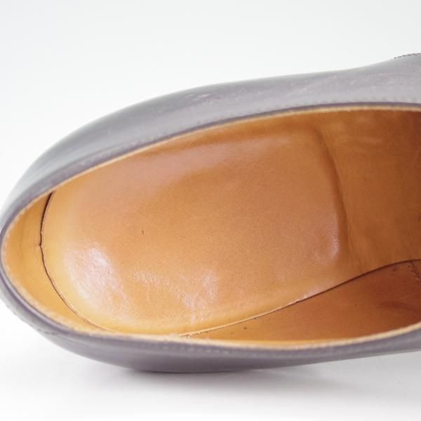 ★forme/フォルメ SIZE 25.5【★定価60,480-/(南青山)The Weft】日本製/プレーントゥ/black incal horse/黒★c787