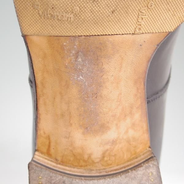 ★forme/フォルメ SIZE 25.5【★定価60,480-/(南青山)The Weft】日本製/プレーントゥ/black incal horse/黒★c787