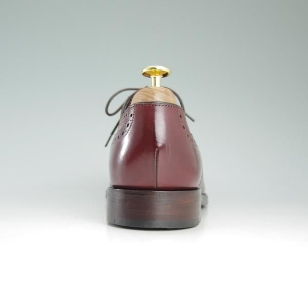 極美品★(英)Herring Shoes/ヘリング 7.5F【★ハムステッド/HAMPSTEAD】026ラスト/バーガンディ/赤茶/カーフ★c788