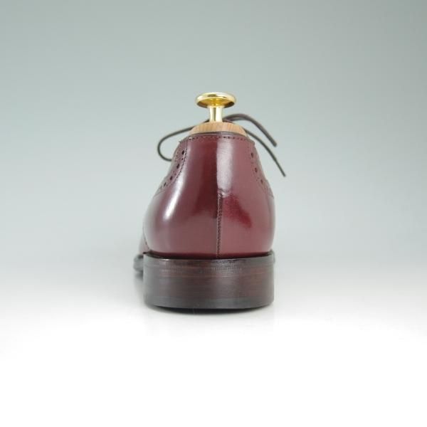 極美品★(英)Herring Shoes/ヘリング 7.5F【★ハムステッド/HAMPSTEAD】026ラスト/バーガンディ/赤茶/カーフ★c788