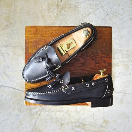 未使用★(米)RANCOURT/ランコート 6D【★ユナイテッドアローズB&Y別注/タッセルローファー】カーフ/黒/BEAUTY&YOUTH/United Arrows★c790