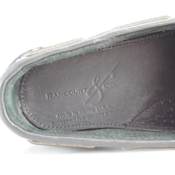 未使用★(米)RANCOURT/ランコート 6D【★ユナイテッドアローズB&Y別注/タッセルローファー】カーフ/黒/BEAUTY&YOUTH/United Arrows★c790