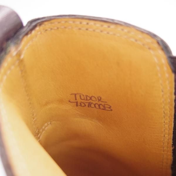極美品★ジョンロブ 7D【プレステージライン★TUDOR/サイドゴアブーツ】ミュージアムカーフ/7000ラスト/黒/JOHN LOBB★c793