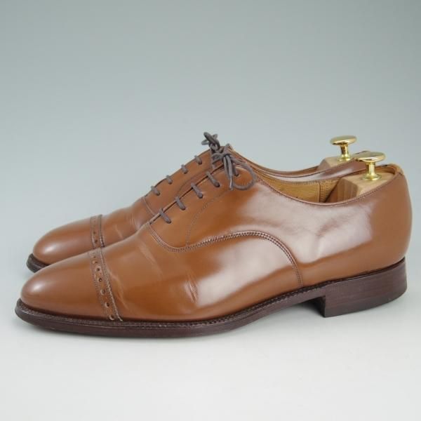 美品★チャーチ 85F/UK8.5【★ブックバインダーカーフ/3都市ロゴ】84ラスト/旧チャーチ/サンダルウッド/Barcroft/Church's★c798