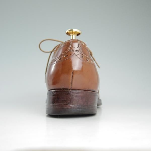 極上★チャーチ 85G/UK8.5【★バーウッド/旧チャーチ/ブックバインダーカーフ】3都市ロゴ/81ラスト/フルブローグ/BURWOOD/Church's★c799