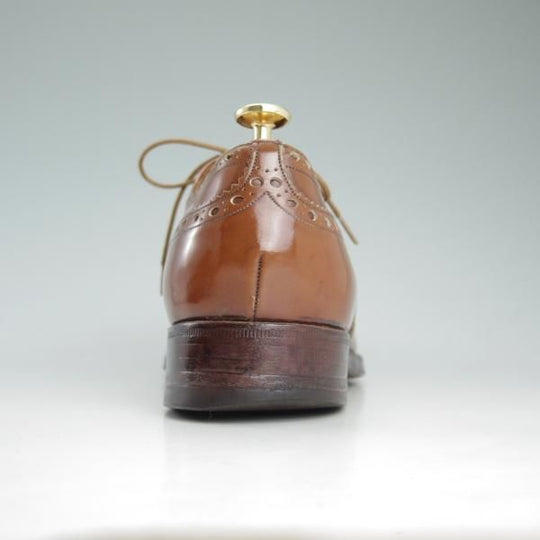 極上★チャーチ 85G/UK8.5【★バーウッド/旧チャーチ/ブックバインダーカーフ】3都市ロゴ/81ラスト/フルブローグ/BURWOOD/Church's★c799