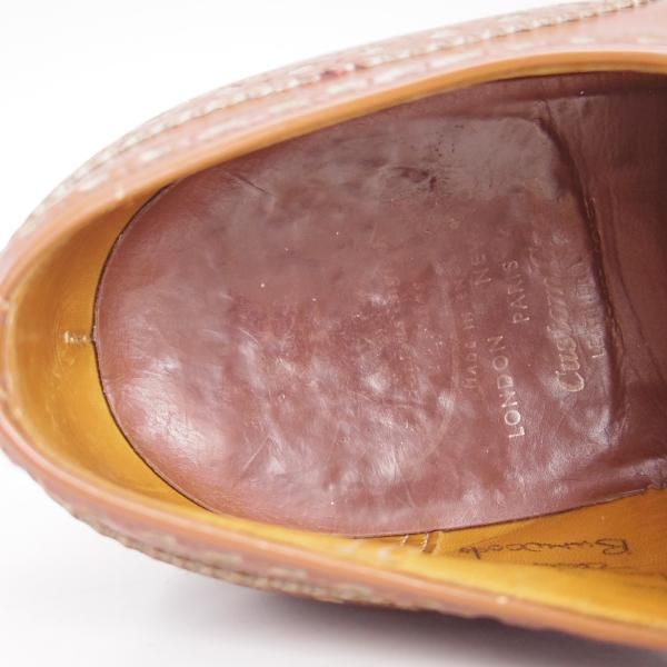 極上★チャーチ 85G/UK8.5【★バーウッド/旧チャーチ/ブックバインダーカーフ】3都市ロゴ/81ラスト/フルブローグ/BURWOOD/Church's★c799