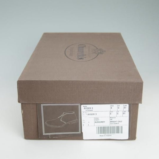 未使用★チャーチ 80G/UK8【★ダイナイトソール仕様/ライダー/RYDER 3】81ラスト/5都市ロゴ/チャッカブーツ/Church's★c800