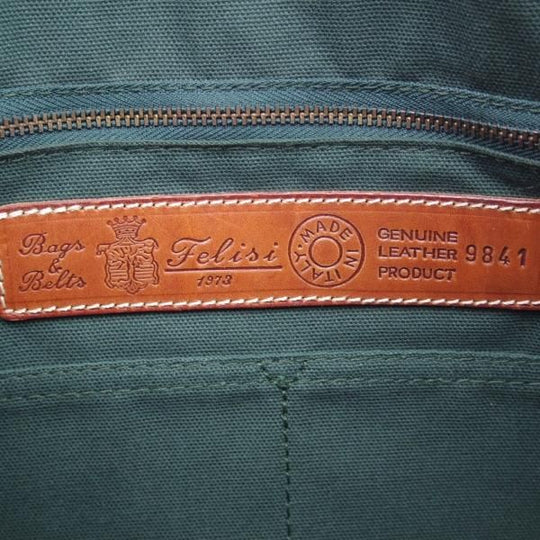 極美品★フェリージ/9841【高額★レザー ブリーフケース】クロコ型押し/メンズ ビジネス バッグ/Felisi★N5206