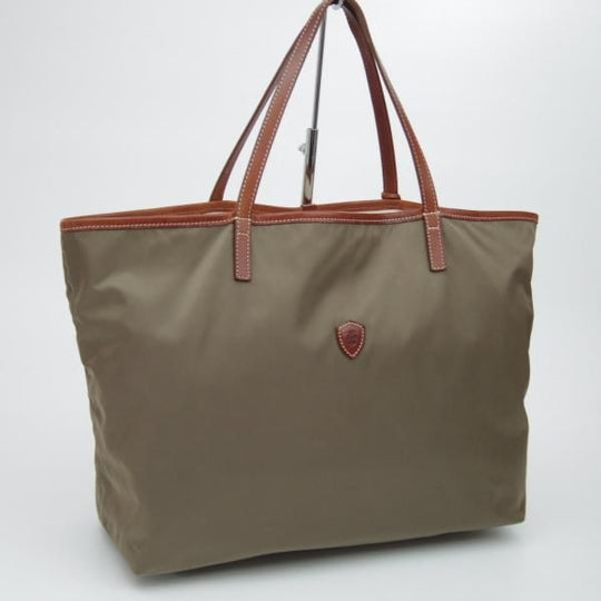 極美品★フェリージ【★11-91/トートバッグ】ブラウン×トルトラ/レザー×ナイロン/トート/メンズ&レディース/ビジネス バッグ/Felisi★N5207