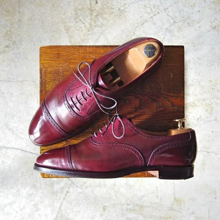 極上★クロケット&ジョーンズ 6.5E【★ポールスミスコレクション別注/Paul Smith】341ラスト/クォーターブローグ/Crockett&Jones★c811