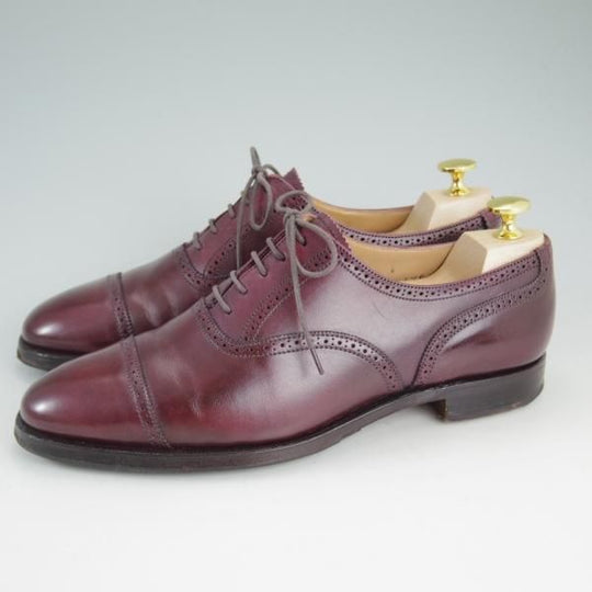 極上★クロケット&ジョーンズ 6.5E【★ポールスミスコレクション別注/Paul Smith】341ラスト/クォーターブローグ/Crockett&Jones★c811