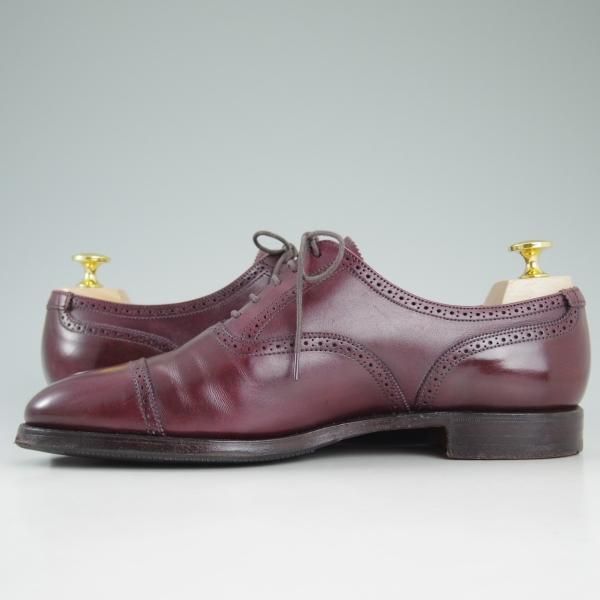 極上★クロケット&ジョーンズ 6.5E【★ポールスミスコレクション別注/Paul Smith】341ラスト/クォーターブローグ/Crockett&Jones★c811