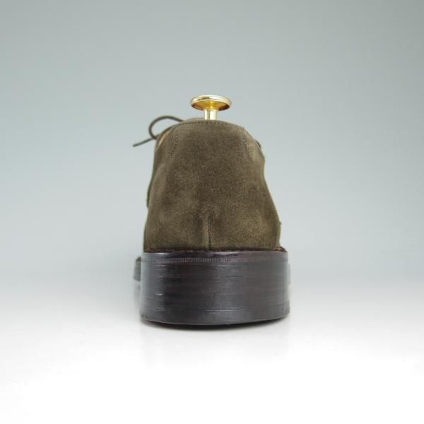 美品★(英国製)Paul Smith/テクニック社製 8F【貴重★WESTONゴルフ似寄りモデル】Uチップ/モスグリーン/スエード/ポールスミス★c816