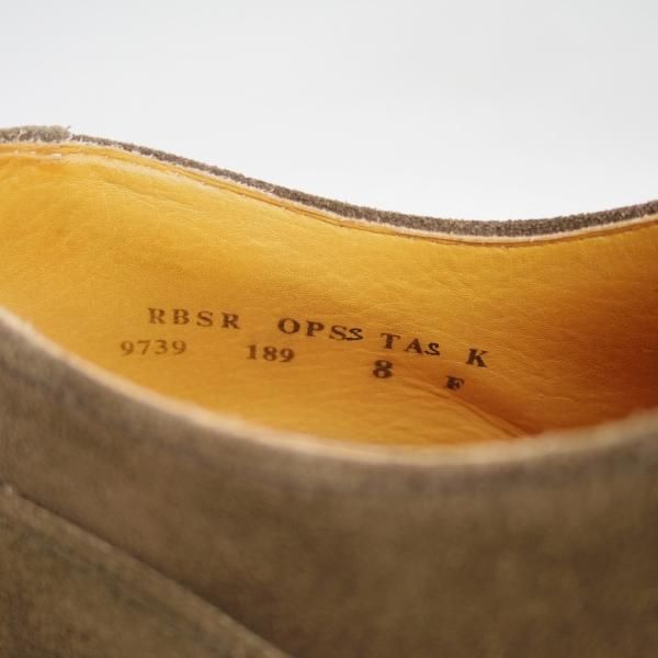 美品★(英国製)Paul Smith/テクニック社製 8F【貴重★WESTONゴルフ似寄りモデル】Uチップ/モスグリーン/スエード/ポールスミス★c816