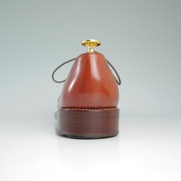 美品★(伊)シルバノ・ラッタンジ SIZE 6 【★ハンドソーンウェルテッド製法】Uチップ/茶/カーフ/Silvano Lattanzi★c817