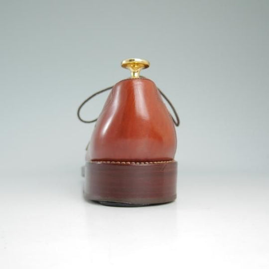 美品★(伊)シルバノ・ラッタンジ SIZE 6 【★ハンドソーンウェルテッド製法】Uチップ/茶/カーフ/Silvano Lattanzi★c817