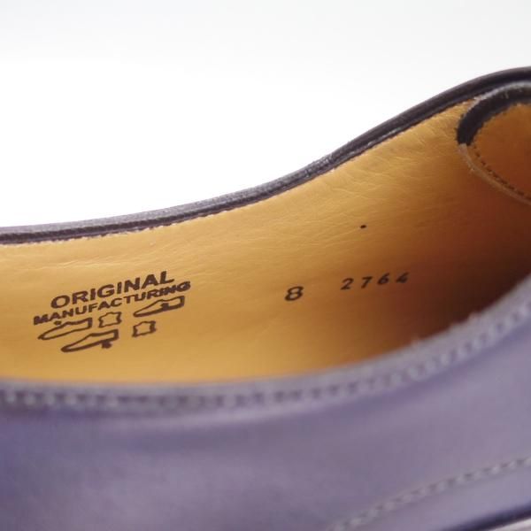 未使用☆(伊)フランチェスコ・ベニーニョ SIZE 8【☆プレーントゥ