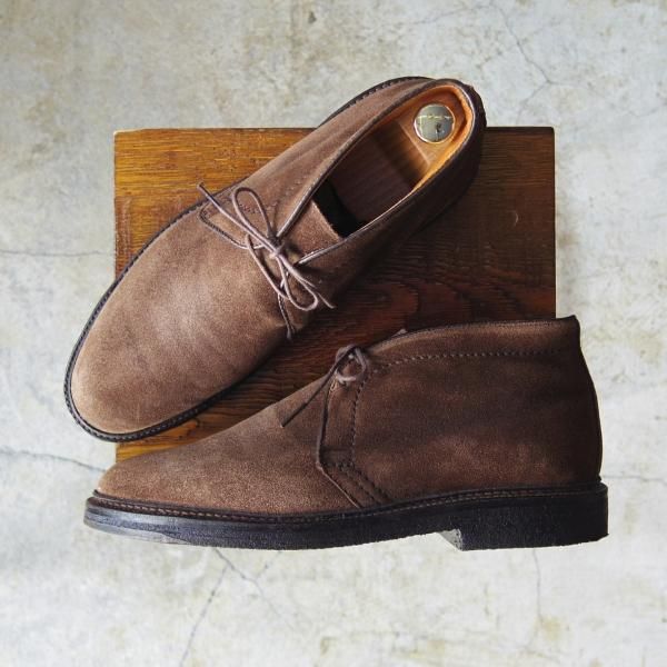 極上★オールデン 8D【★ユナイテッドアローズ別注/UNITED ARROWS】バリーラスト/1379/チャッカブーツ/スエード/茶/Alden★c824