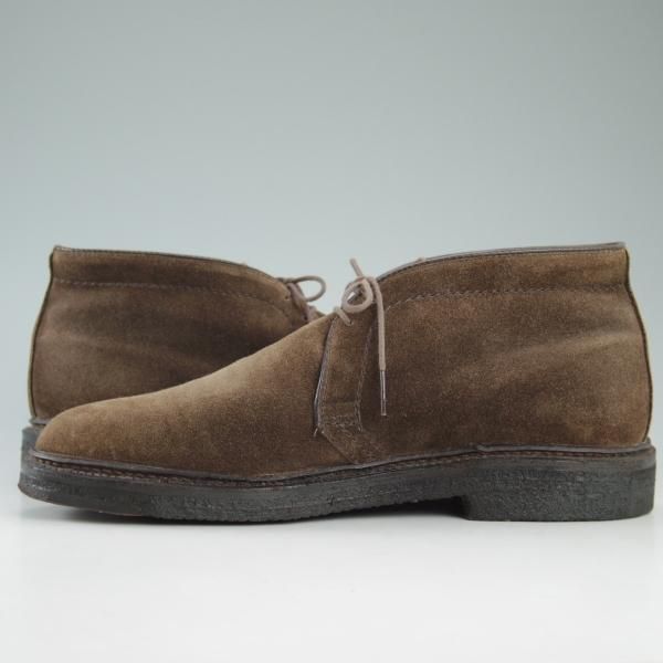 美品 オールデン Alden レザー チャッカブーツ 別注 ユナイテッドアローズ オールデン×レザーソウル 12228 スリッポン チャッカブーツの