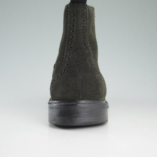 極美品★チャーチ 65G/UK6.5【★サイドゴアブーツ/CRANSLEY 2】103ラスト/スエード/ダイナイトソール/5都市ロゴ/Church's★c825