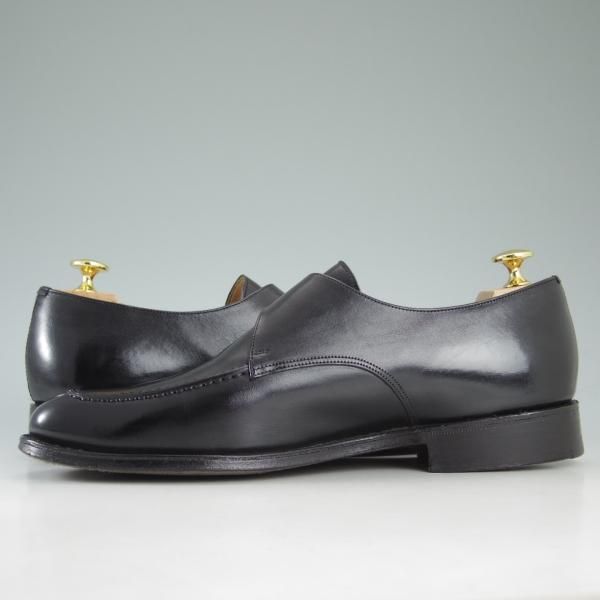 美品★チャーチ 75G/UK7.5【★モンクストラップ/108ラスト】4都市ロゴ/黒/カーフ/Church's★c827