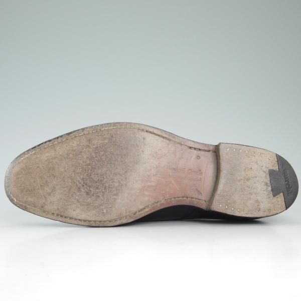 美品★チャーチ 75G/UK7.5【★モンクストラップ/108ラスト】4都市ロゴ/黒/カーフ/Church's★c827