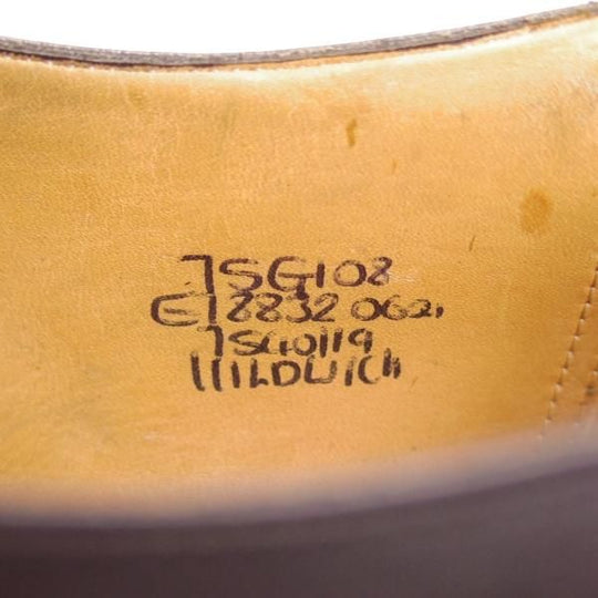 美品★チャーチ 75G/UK7.5【★モンクストラップ/108ラスト】4都市ロゴ/黒/カーフ/Church's★c827