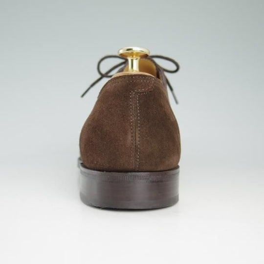 極美品★ジョンロブ 7.5D【貴重★スエードのシティ2/CITY2/7000ラスト】ストレートチップ/茶/JOHN LOBB★c830