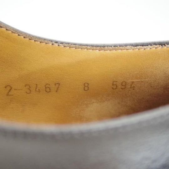極上★(スペイン製)カルミナ SIZE 8【★グッドイヤーウェルテッド製法】594/DETROITラスト/ストレートチップ/黒/カーフ/CARMINA★c840