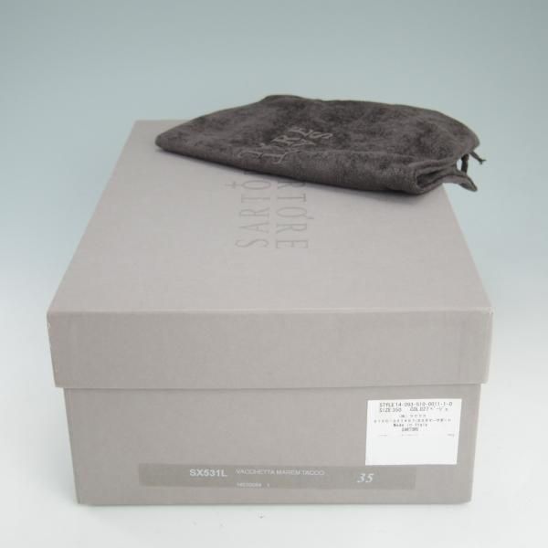 未使用★サルトル(レディース) SIZE 35【★定価￥85,320-/ストレートチップ】短靴/SARTORE★c841