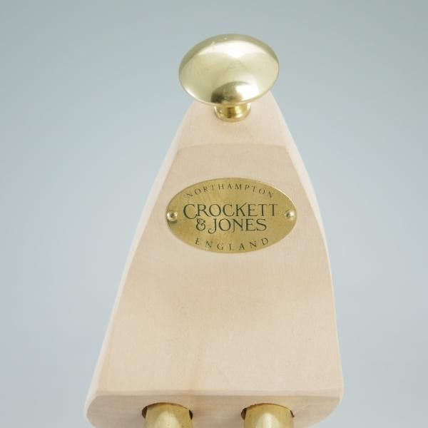 美品★クロケット&ジョーンズ SIZE 7【最新モデル★純正シューツリー】木製シューキーパー/men's/メンズ/Crockett&Jones★c844
