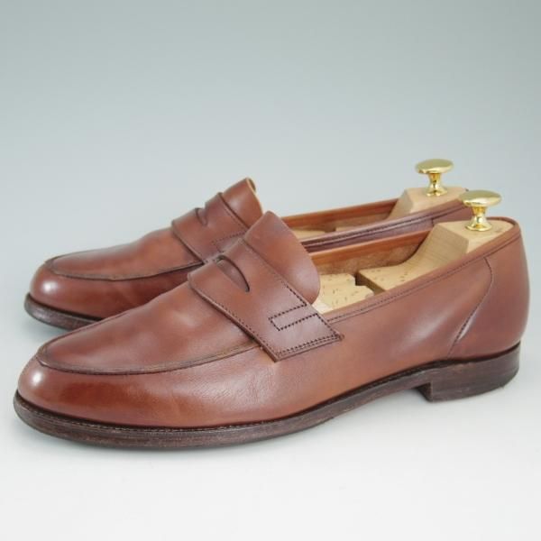 極上★クロケット&ジョーンズ 7E【★ポールスミス コレクション別注/Paul Smith】コインローファー/アンライニング/Crockett&Jones★c849