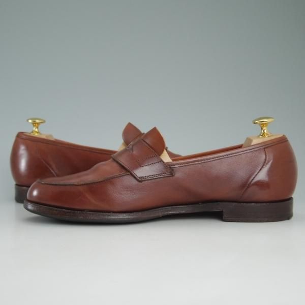 極上★クロケット&ジョーンズ 7E【★ポールスミス コレクション別注/Paul Smith】コインローファー/アンライニング/Crockett&Jones★c849