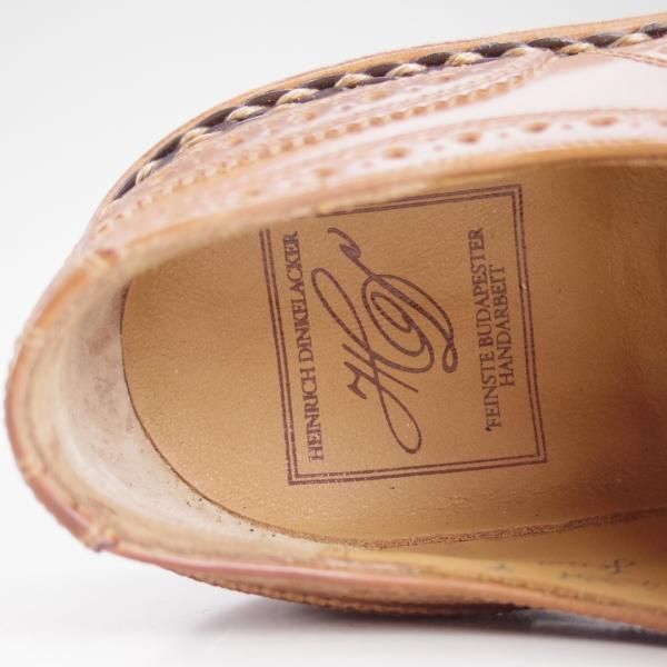 新品★(独)ハインリッヒ・ディンケラッカー SIZE 7【★定価￥156,600-/ウイスキーコードバン仕様】BUDA/ブダ/Heinrich Dinkelacker★c855