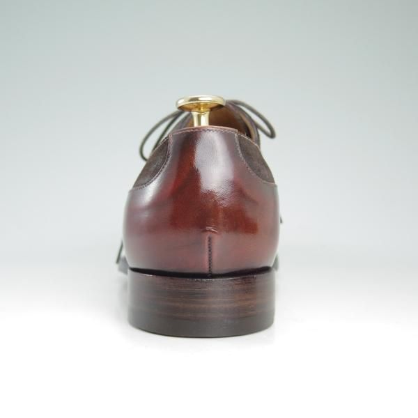 極美品★(伊)旧メッカリエロ UK6程度【定価￥156,450-★ハンドソーンウェルテッド製法】ダービーシューズ/MECCARIELLO★c860