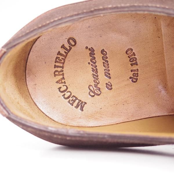 極美品★(伊)旧メッカリエロ UK6程度【定価￥156,450-★ハンドソーンウェルテッド製法】ダービーシューズ/MECCARIELLO★c860
