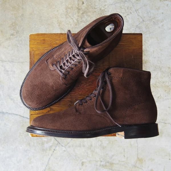 【定価16万純正ツリー付】ALDEN ミリタリーラストプレーントゥ7D傷あり特価 極美品☆オールデン 7.5D【☆BEAMS別注/ミリタリーラスト/45602