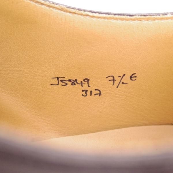 ★クロケット&ジョーンズ 7.5E【★ポールスミスコレクション別注/Paul Smith】317ラスト/プレーントゥ/Crockett&Jones★c865