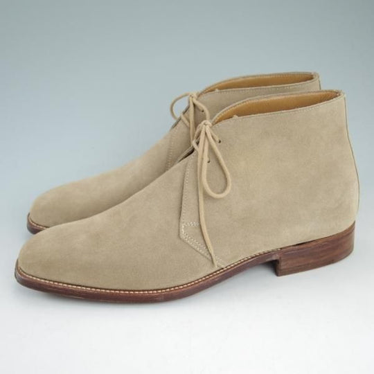 極美品★クロケット&ジョーンズ 7.5E【★バーニーズ ニューヨーク別注/WOBURN】324ラスト/チャッカブーツ/BARNEYS/Crockett&Jones★c866