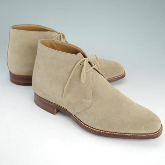 極美品★クロケット&ジョーンズ 7.5E【★バーニーズ ニューヨーク別注/WOBURN】324ラスト/チャッカブーツ/BARNEYS/Crockett&Jones★c866