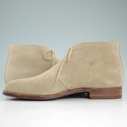 極美品★クロケット&ジョーンズ 7.5E【★バーニーズ ニューヨーク別注/WOBURN】324ラスト/チャッカブーツ/BARNEYS/Crockett&Jones★c866