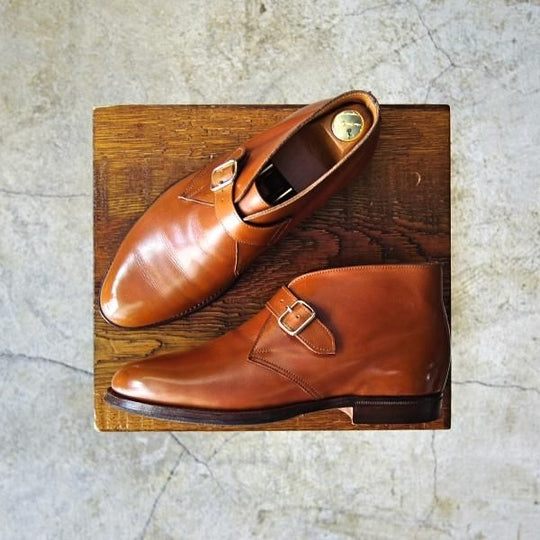 極上★クロケット&ジョーンズ(レディース) 3.5C【★ロイドフットウェア別注/Lloyd Footwear】ブーツ/587ラスト/Crockett&Jones★c867